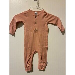 NWOT Gerber Light Pink Long-Sleeve Jumpsuit - 12M